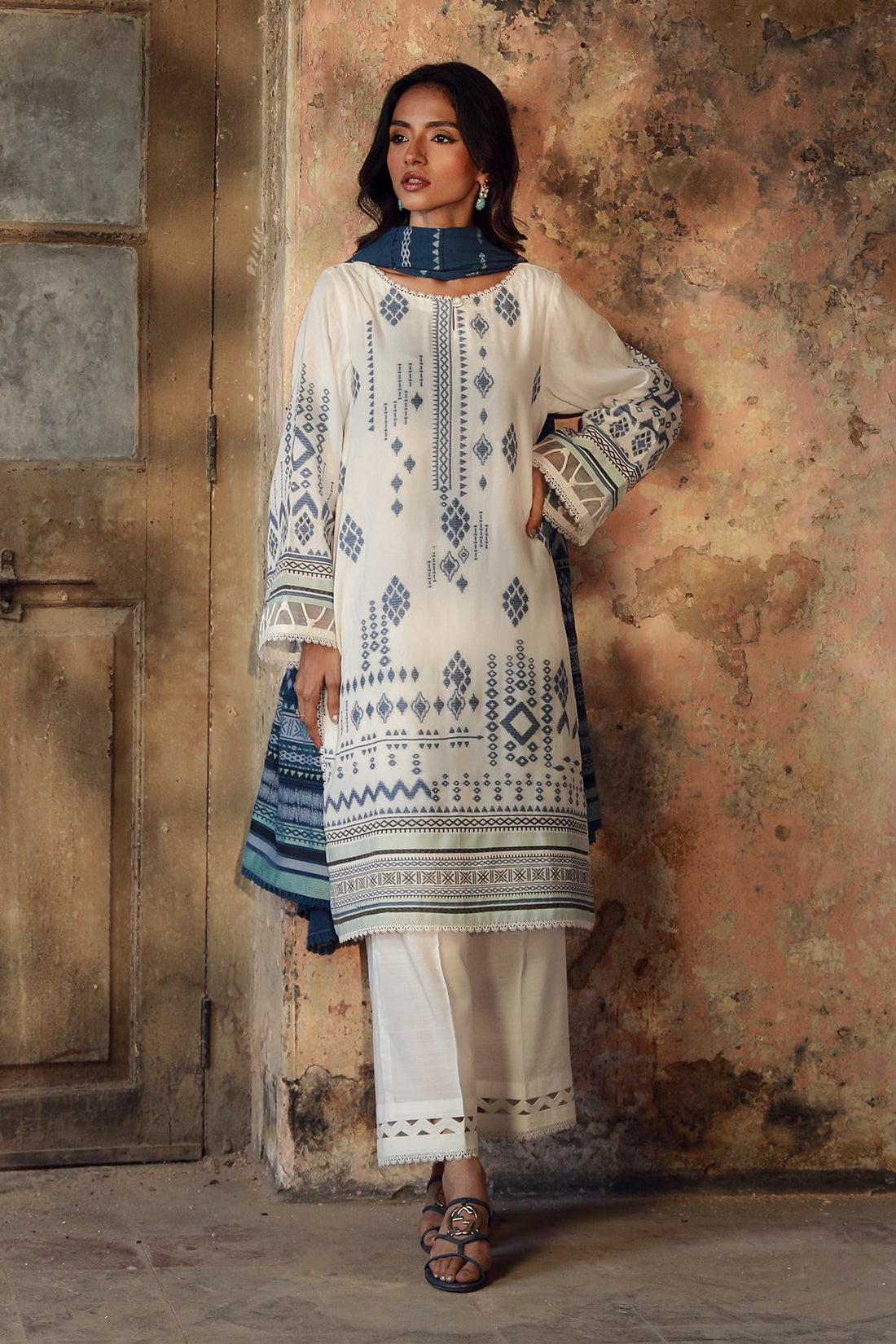 Sahar | Winter Collection | Aztec Ivory