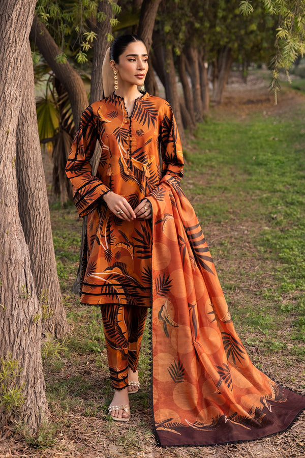 Alizeh | Sheen Lawn Prints 24 | MARIGOLD - Hoorain Designer Wear - Pakistani Designer Clothes for women, in United Kingdom, United states, CA and Australia