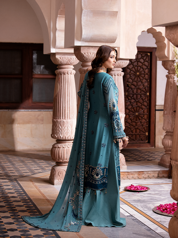 Zebtan | Zeenat Collection Vol 19 | ZN-01 - Hoorain Designer Wear - Pakistani Ladies Branded Stitched Clothes in United Kingdom, United states, CA and Australia
