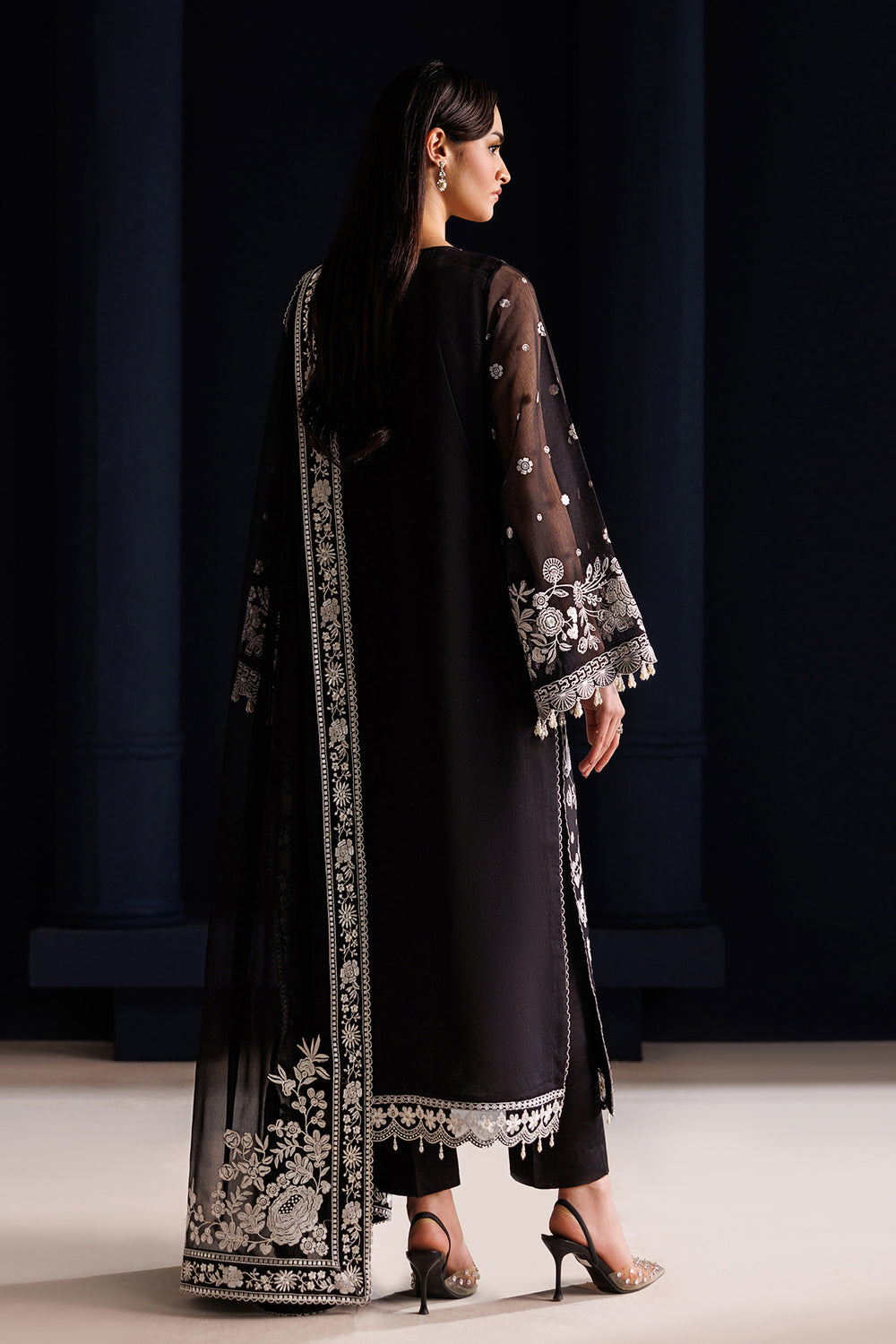 Baroque | Formals Collection | EMBROIDERED COTTON NET UF-4441