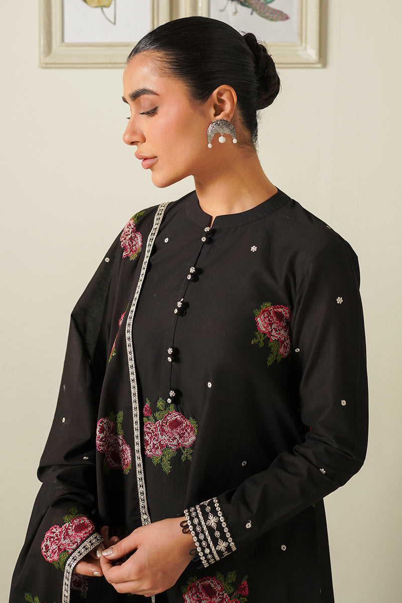 Cross Stitch | Mahiri Embroidered Lawn 24 | MIDNIGHT MELODY - Pakistani Clothes for women, in United Kingdom and United States