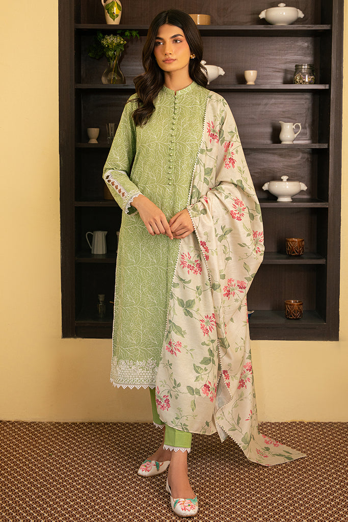 Cross Stitch | Mahiri Embroidered Lawn 24 | VERDANT GREEN