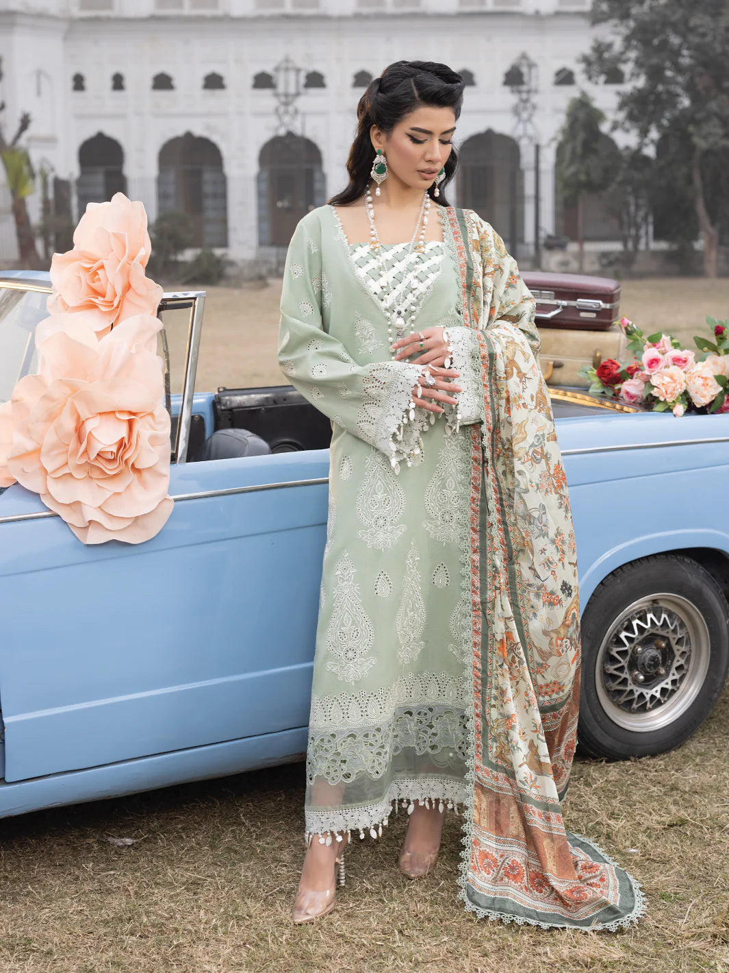 Faiza Faisal | Maya Luxury Lawn | Elena - Pakistani Clothes for women, in United Kingdom and United States