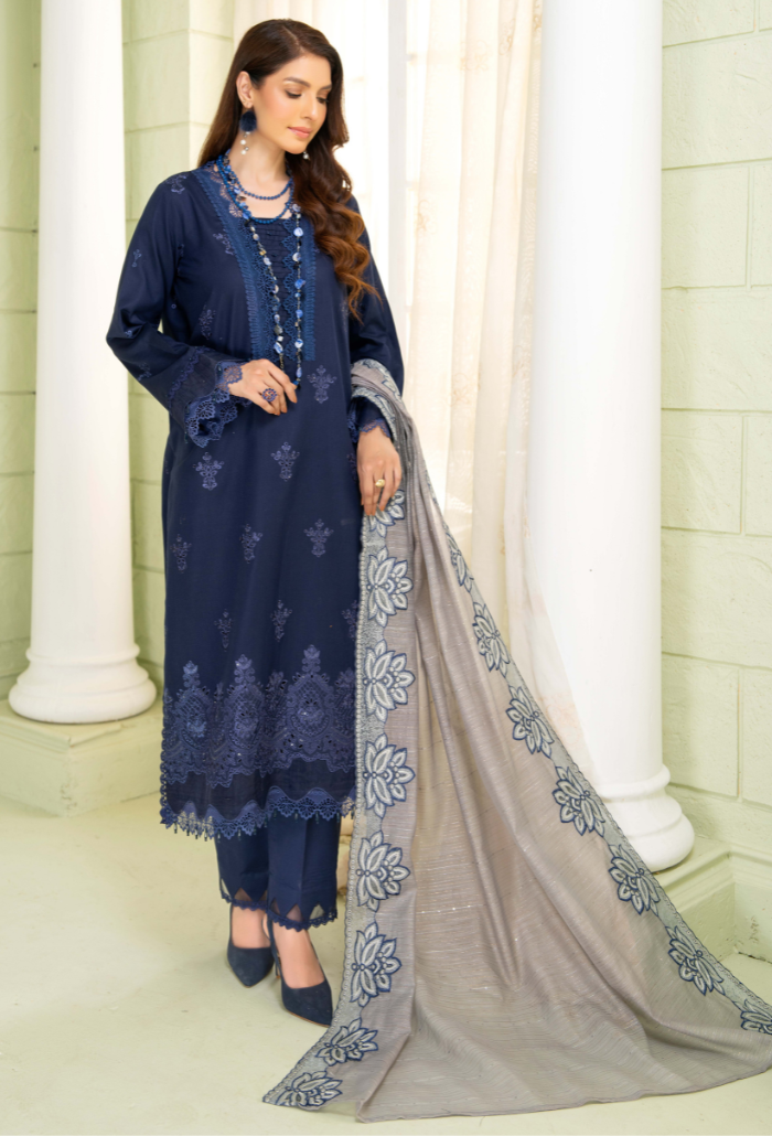 Humdum | Baad e Baharan Lawn | Baad e Baharan - D03 - Pakistani Clothes for women, in United Kingdom and United States