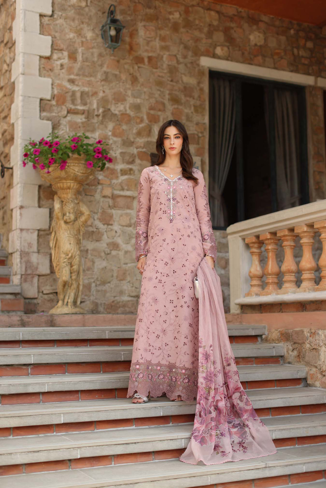 Saadia Asad | Luxury Eid Schiffli Laserkari 26 | D1 - B - Sorina