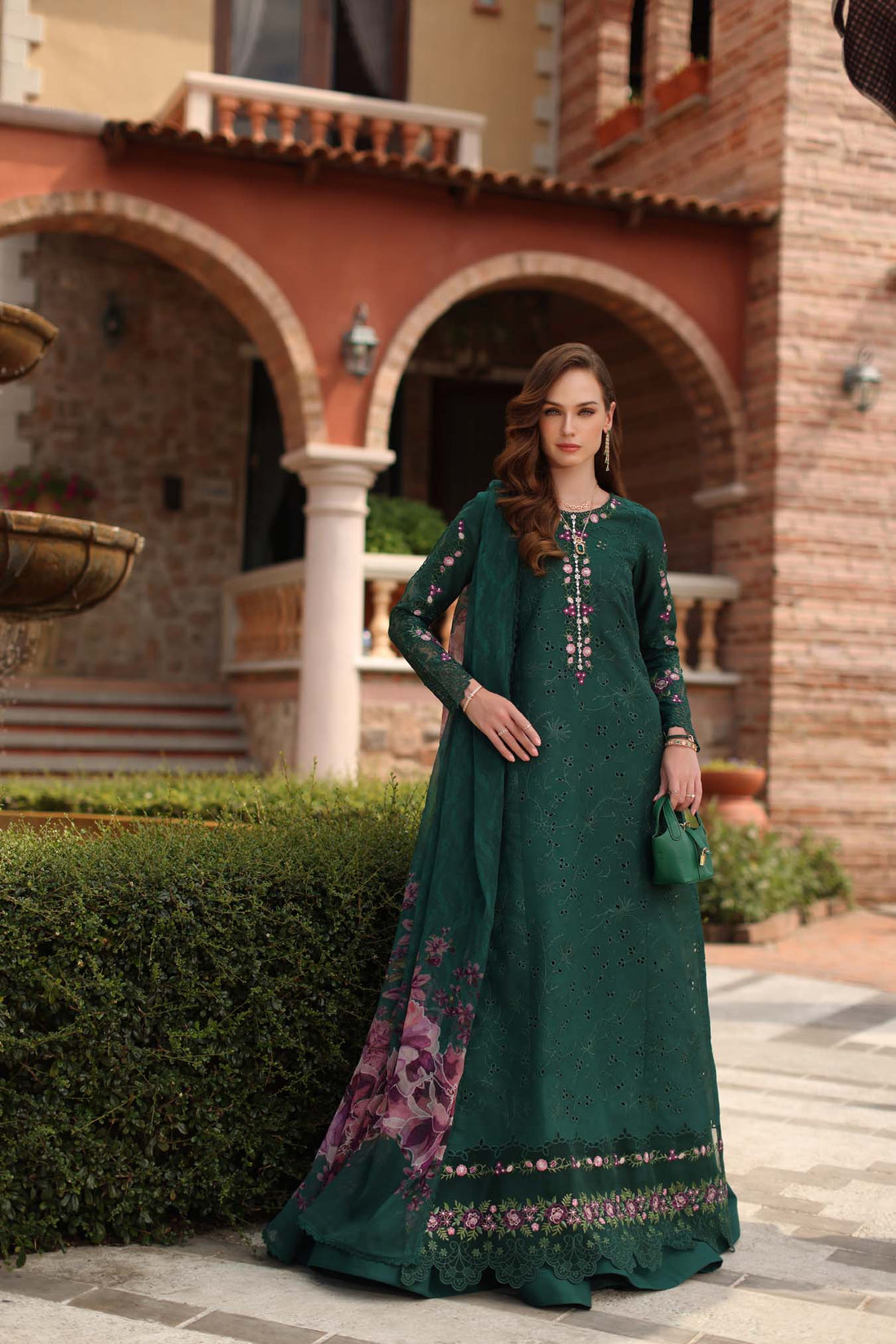 Saadia Asad | Luxury Eid Schiffli Laserkari 26 | D1 - A - Sorina