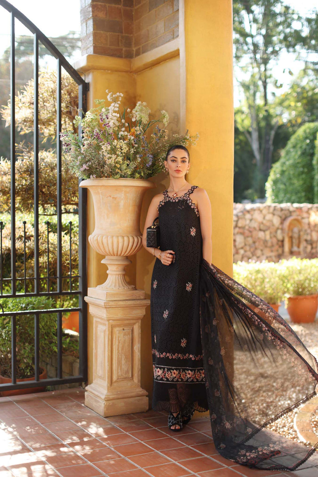 Saadia Asad | Luxury Eid Schiffli Laserkari 26 | D5 - B - Lunaria