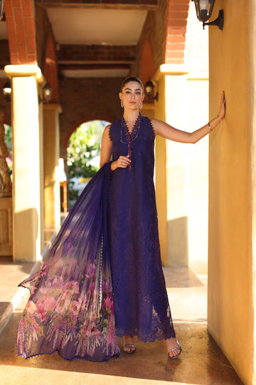 Saadia Asad | Luxury Eid Schiffli Laserkari 26 | D2 - A - Aloura