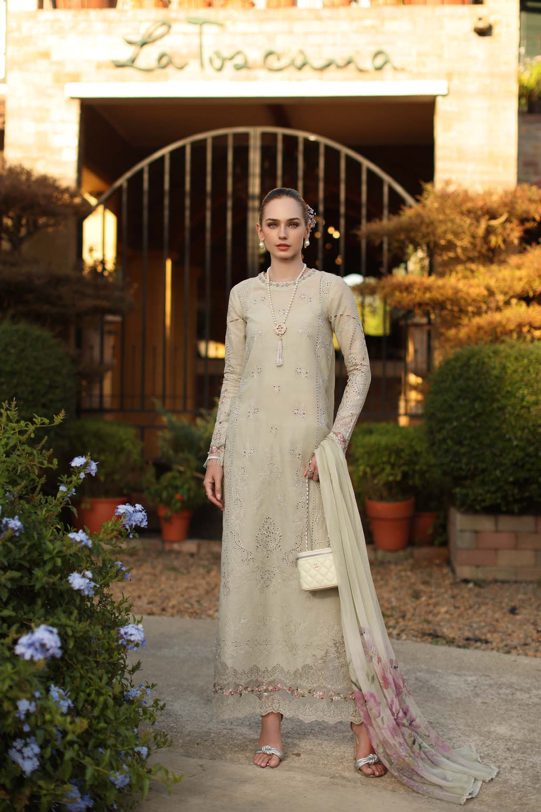 Saadia Asad | Luxury Eid Schiffli Laserkari 26 | D2 - B - Aloura