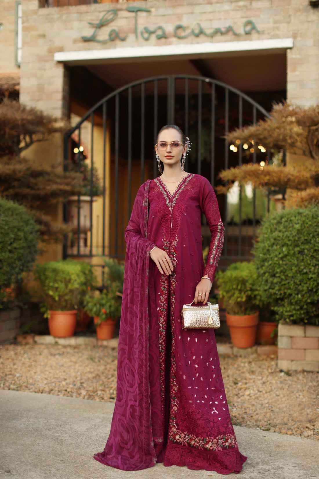 Saadia Asad | Luxury Eid Schiffli Laserkari 26 | D6 - A - Zelina
