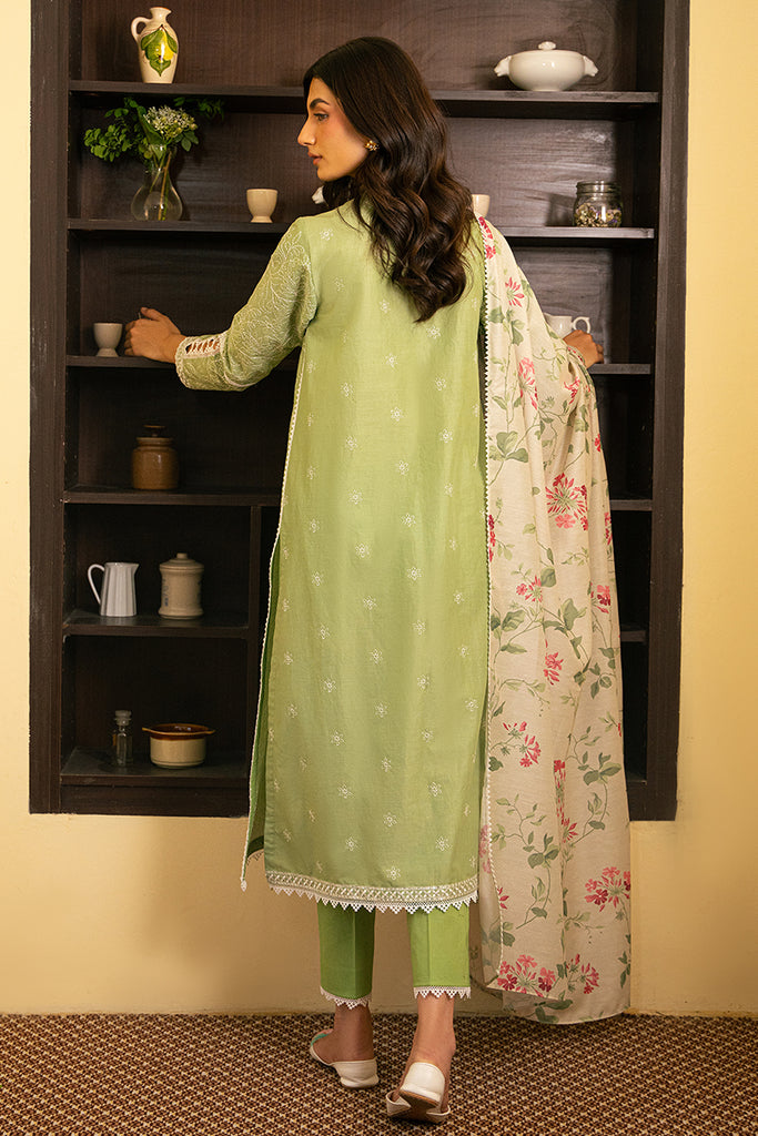 Cross Stitch | Mahiri Embroidered Lawn 24 | VERDANT GREEN