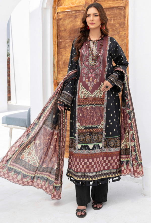 Humdum | Saira Bano Lawn 24 | D09 - Pakistani Clothes for women, in United Kingdom and United States