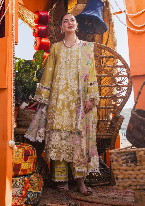 Elaf Premium | Hai Kuch Festive Lawn 24 | EHK-02B Nargis - Hoorain Designer Wear - Pakistani Designer Clothes for women, in United Kingdom, United states, CA and Australia