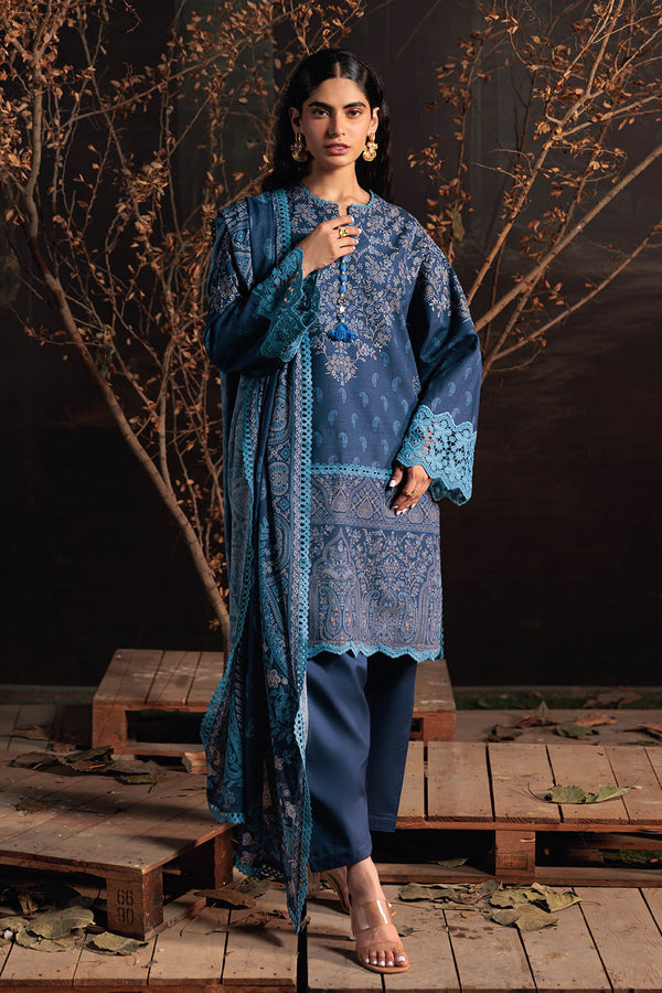 Bonanza Satrangi | Khaddar and Viscose | MIDNIGHT BLUE