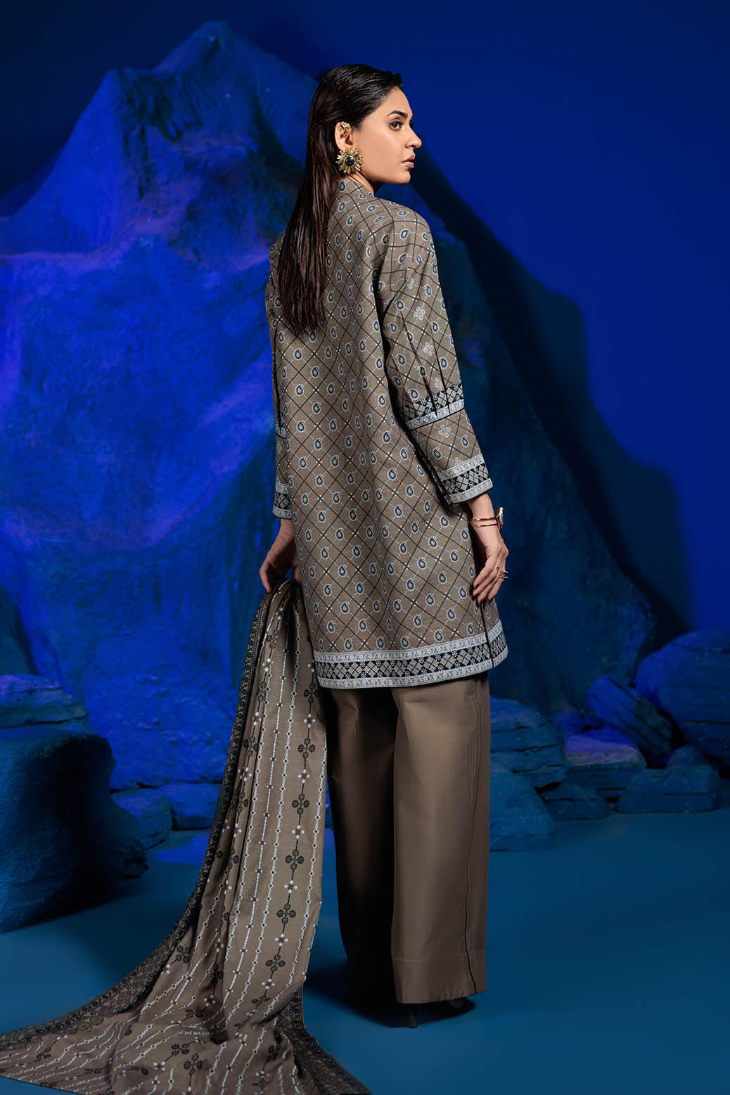 Bonanza Satrangi | Khaddar and Viscose | GEOMETRIC PAISELY