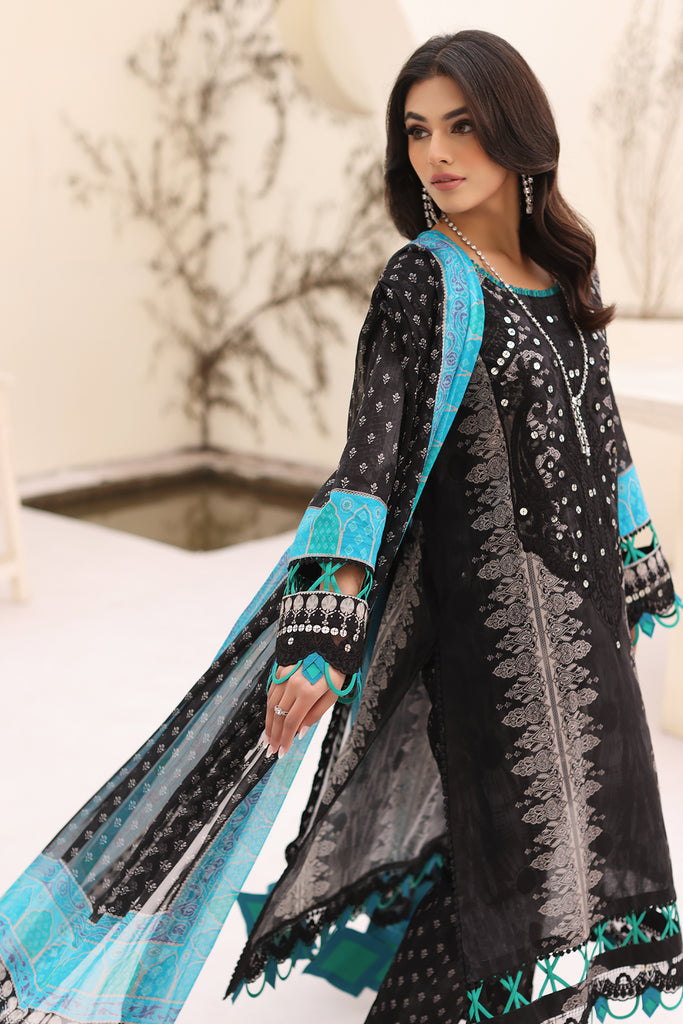 Charizma | Naranji Embroidered Lawn 24 | CN4-002 - Pakistani Clothes for women, in United Kingdom and United States