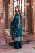 Farasha | Dastoor Embroidered Lawn SS24 | EMERALD CHARM - Pakistani Clothes for women, in United Kingdom and United States