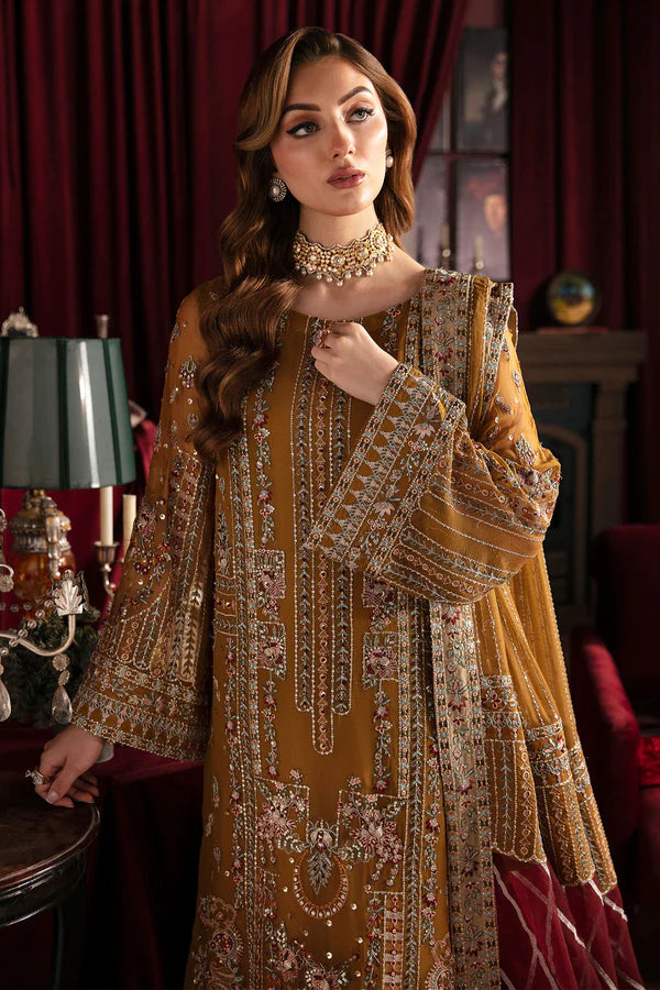 Nureh | Elanora Formals 24 | Crimson - Pakistani Clothes for women, in United Kingdom and United States