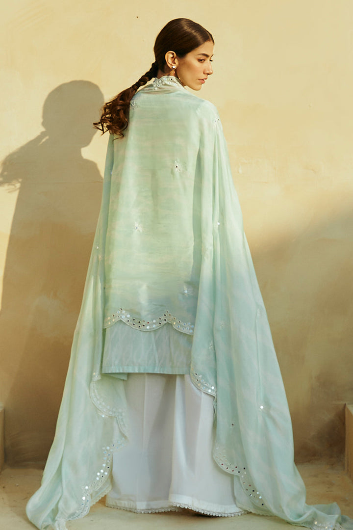 Cross Stitch | Premium Lawn 24 | WHISPER MINT - Pakistani Clothes for women, in United Kingdom and United States