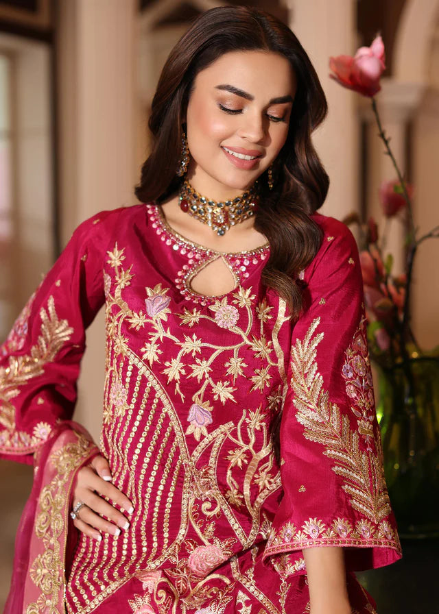 Waqas Shah | Meh-E-Nur | FREESIA - Hoorain Designer Wear - Pakistani Ladies Branded Stitched Clothes in United Kingdom, United states, CA and Australia