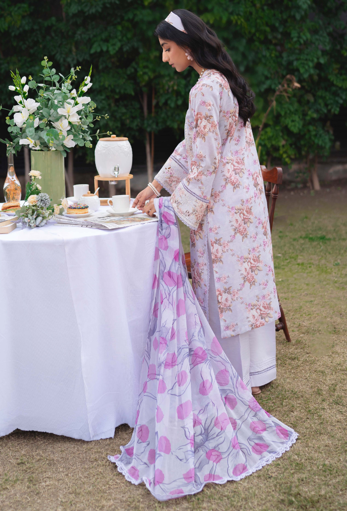 Humdum | Gardenia Lawn 24 | Printkari Lawn PLG 04 - Pakistani Clothes for women, in United Kingdom and United States