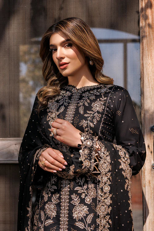 Farasha | Kaavish Lawn 24 | RAVEN AURA - Hoorain Designer Wear - Pakistani Ladies Branded Stitched Clothes in United Kingdom, United states, CA and Australia