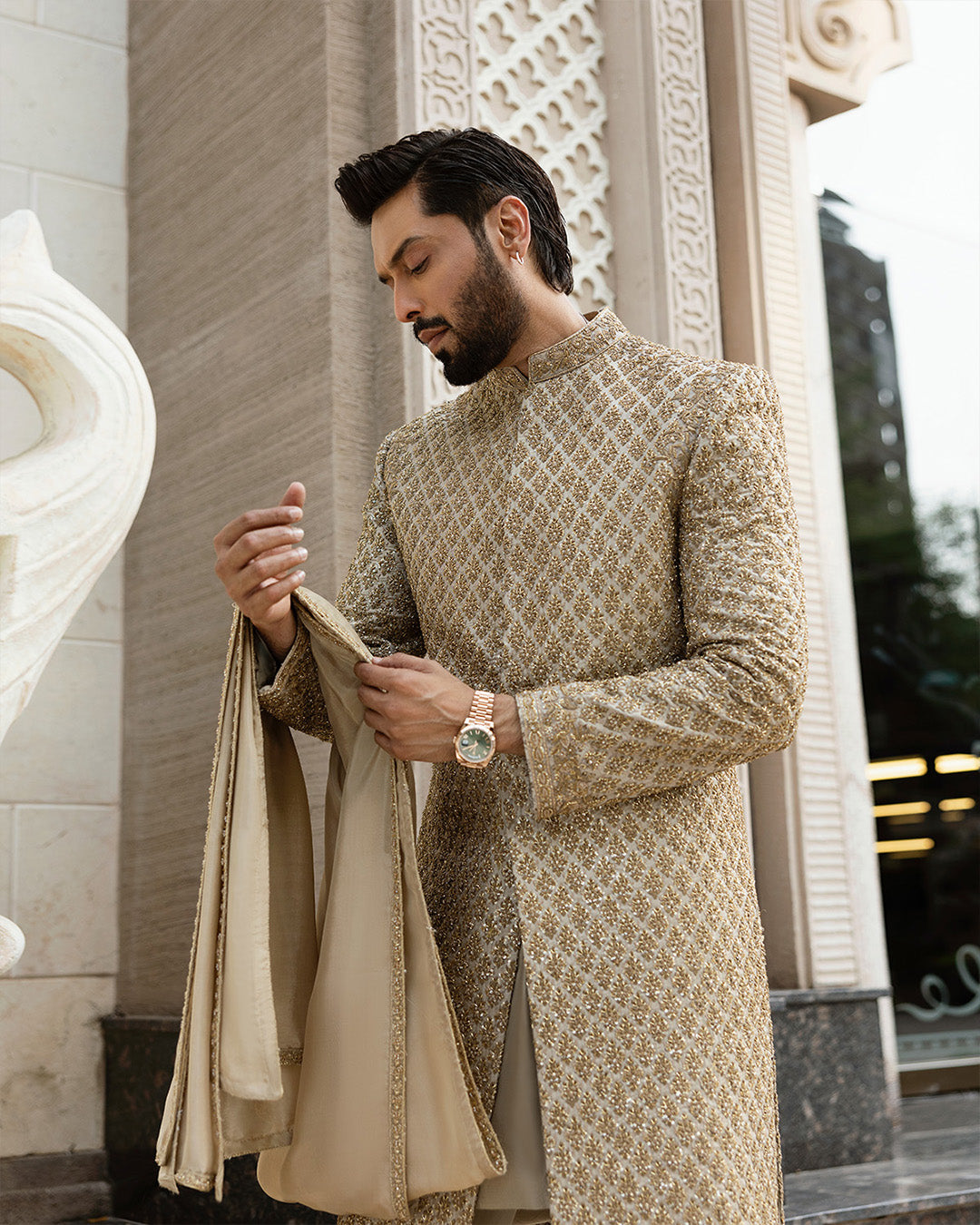 Pakistani Menswear | Faiza Saqlain | Baseem