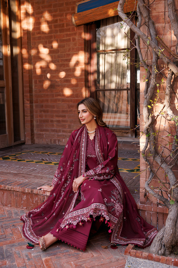 Farasha | Dastoor Embroidered Lawn SS24 | RUBY GLAM - Pakistani Clothes for women, in United Kingdom and United States