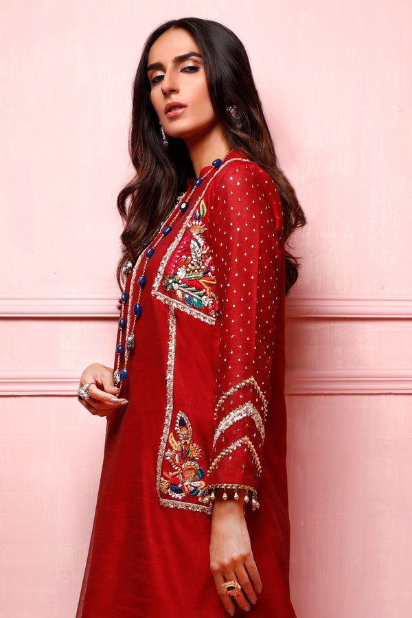 Wahajmkhan | Festive Fiesta Formals | RED ROUGE - Pakistani Clothes for women, in United Kingdom and United States