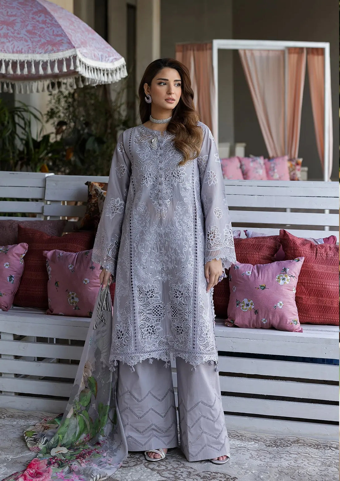 Kahf Premium | Luxury Lawn 25 | KLR-04 Lilia