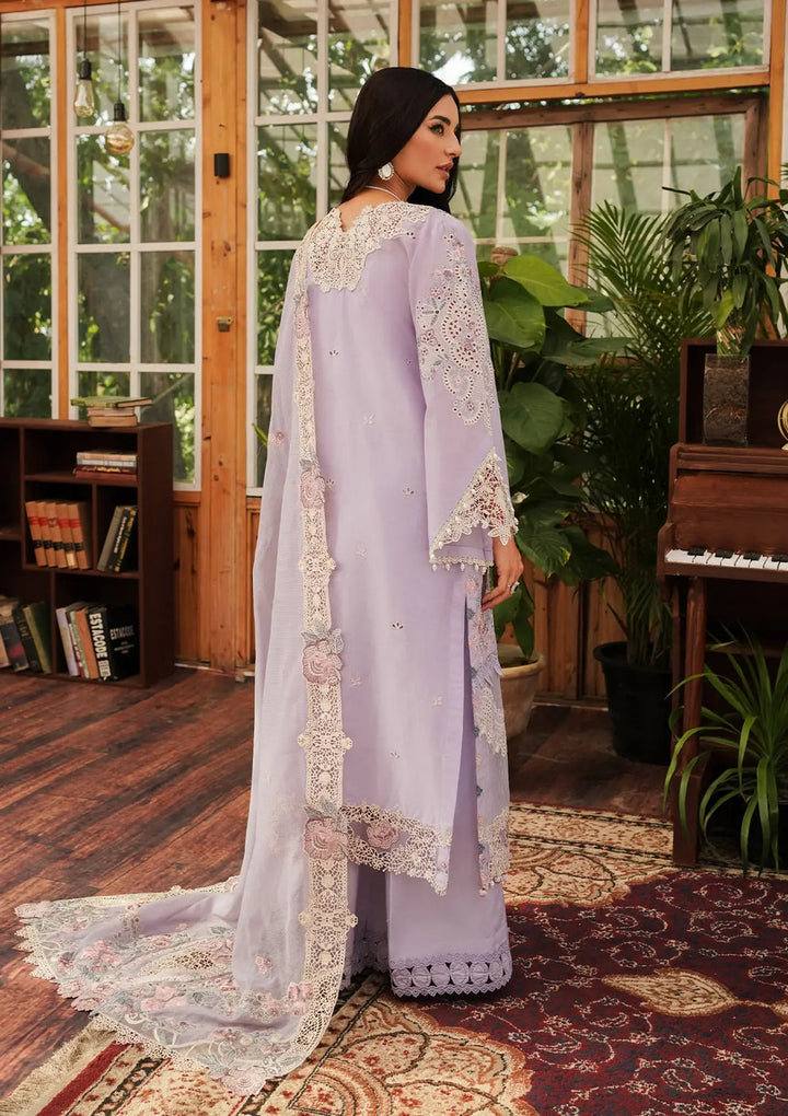Kahf Premium | Luxury Lawn 24 | KLE-01B Lilac - Pakistani Clothes for women, in United Kingdom and United States