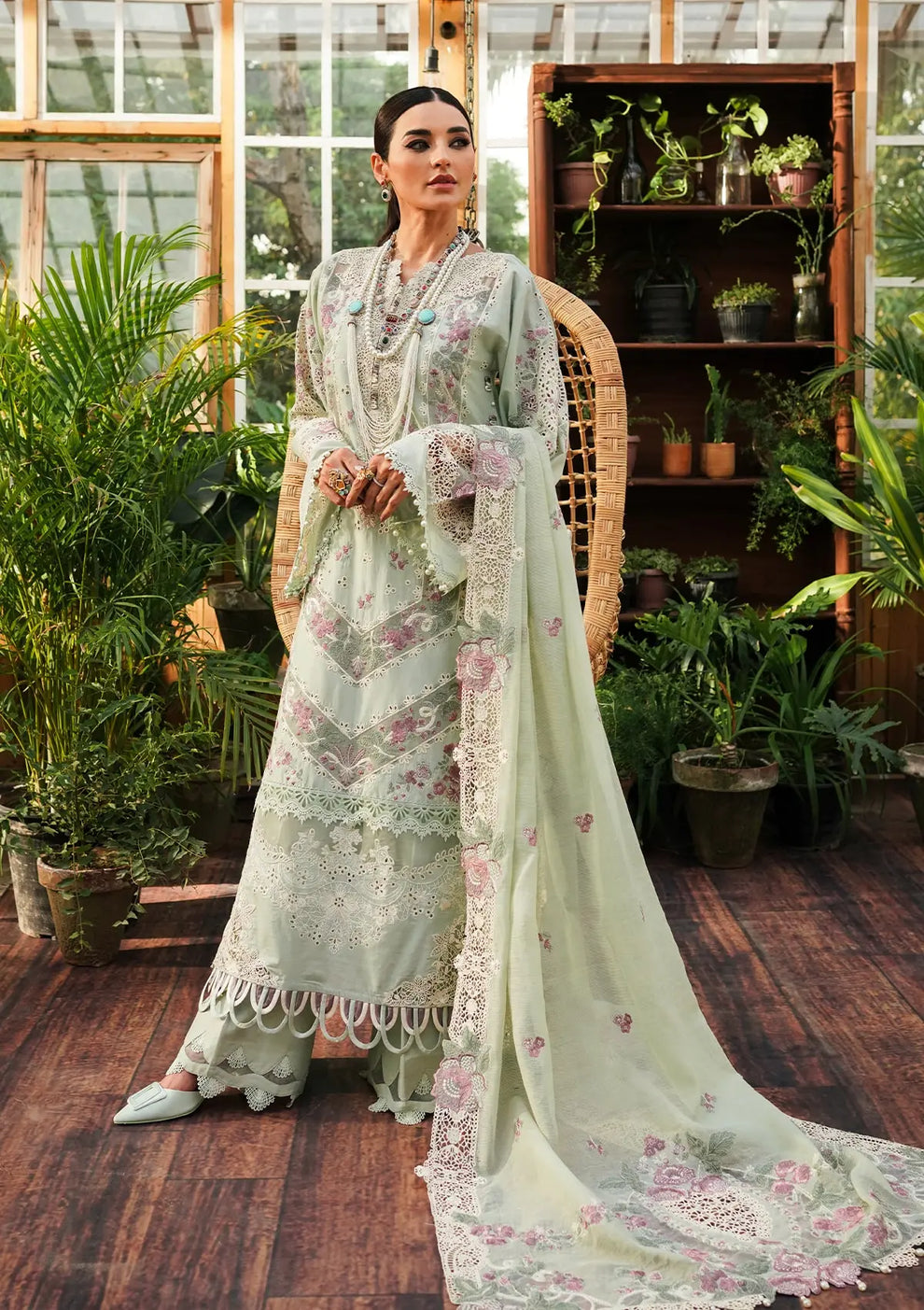 Kahf Premium | Luxury Lawn 24 | KLE-01A Margarita - Pakistani Clothes for women, in United Kingdom and United States