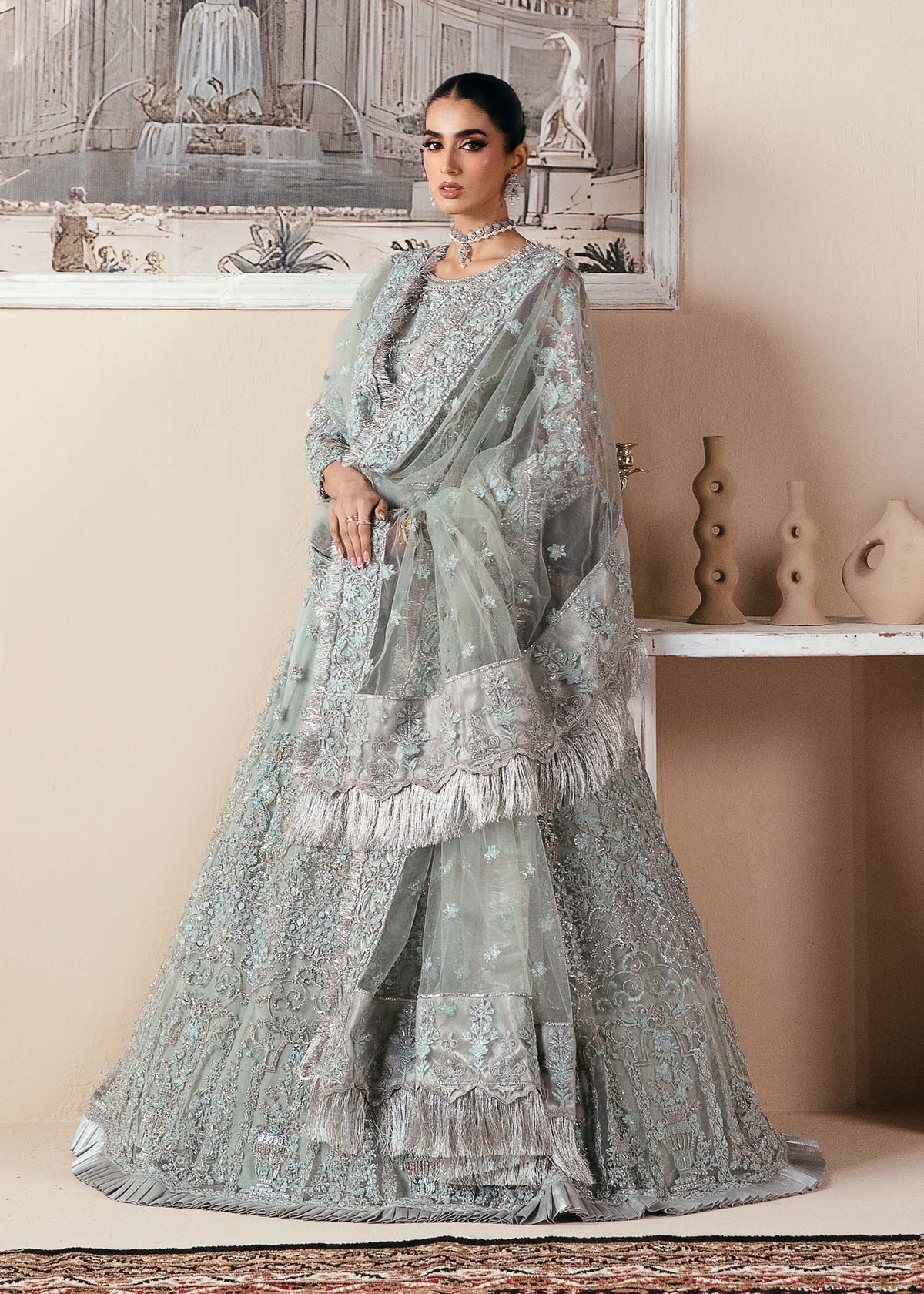 Dastoor | Noor-E-Jahan Wedding Collection'24 | Qamar - Pakistani Clothes for women, in United Kingdom and United States