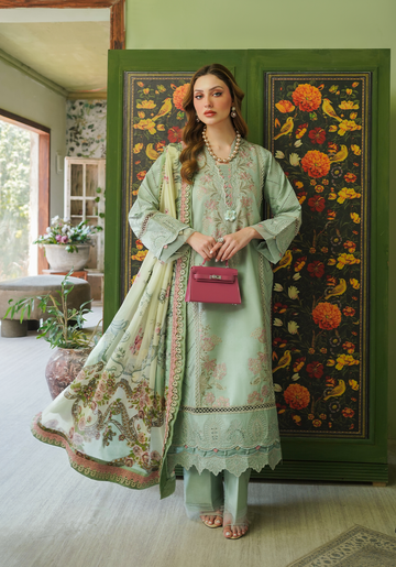 Zarqash | Tresor Luxury Lawn 24 | ZQT 009 GISELLE - Pakistani Clothes for women, in United Kingdom and United States