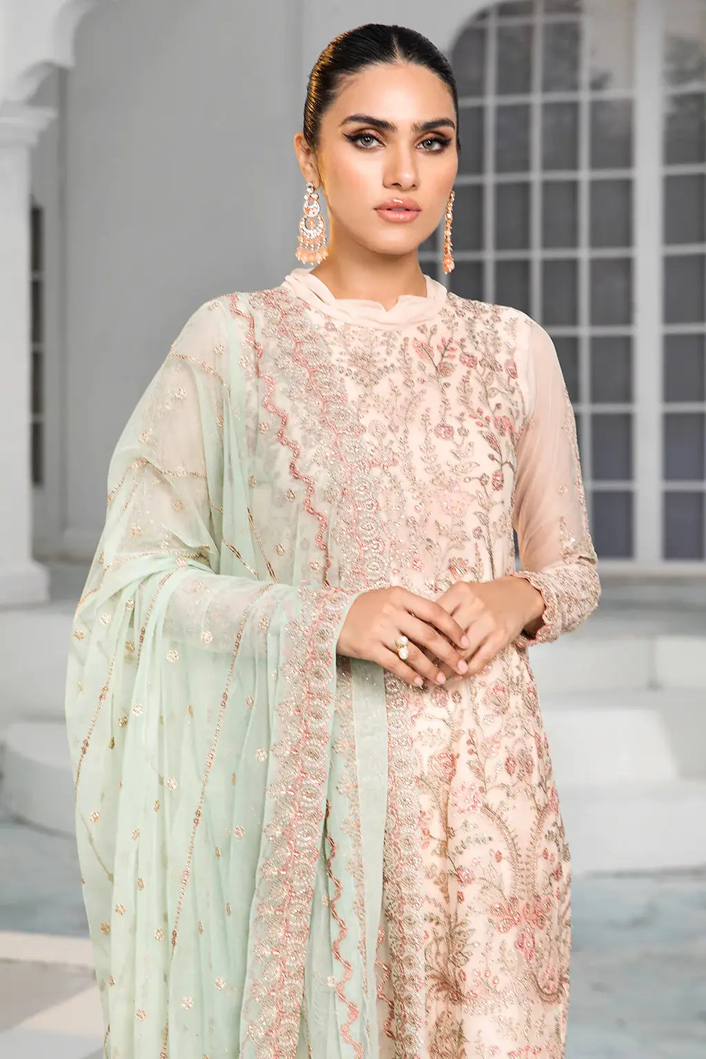 Zarif | DE LUXURY Formals | CORAL - Pakistani Clothes for women, in United Kingdom and United States