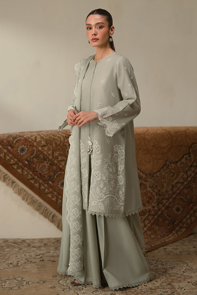 Cross Stitch | Chikankari Lawn 24 | SEA MIST - Pakistani Clothes for women, in United Kingdom and United States