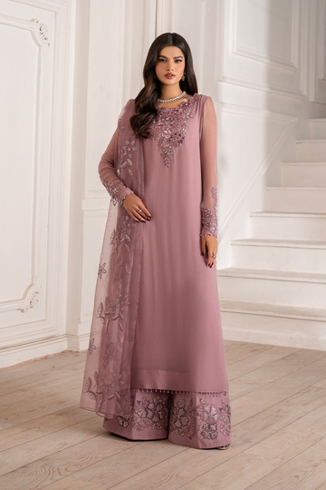 Iznik I Festive Formal I UE-418 Embroidered Chiffon
