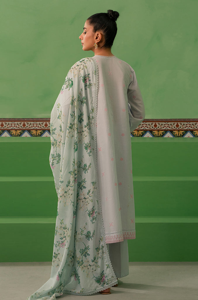 Cross Stitch | Mahiri Embroidered Lawn 24 | AQUA PEARL - Pakistani Clothes for women, in United Kingdom and United States