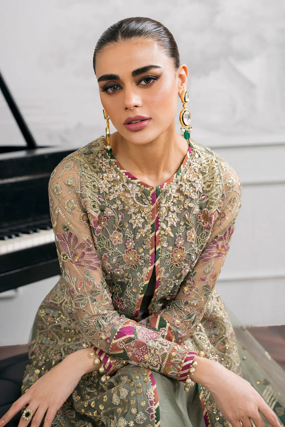 Baroque | Chantelle Embroidered Collection | CH12-02 - Pakistani Clothes for women, in United Kingdom and United States