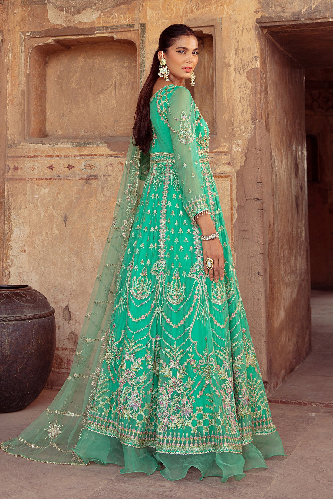 Naqshi | Wedding Formals | JADE GREEN