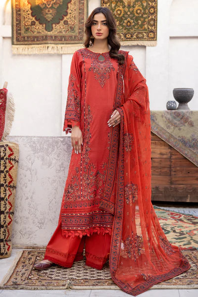 Johra | Basar Lawn 24 | BR-263 - Hoorain Designer Wear - Pakistani Ladies Branded Stitched Clothes in United Kingdom, United states, CA and Australia