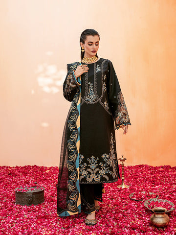 Fozia Khalid | Eid Edit 24 | Jade Black - Pakistani Clothes for women, in United Kingdom and United States