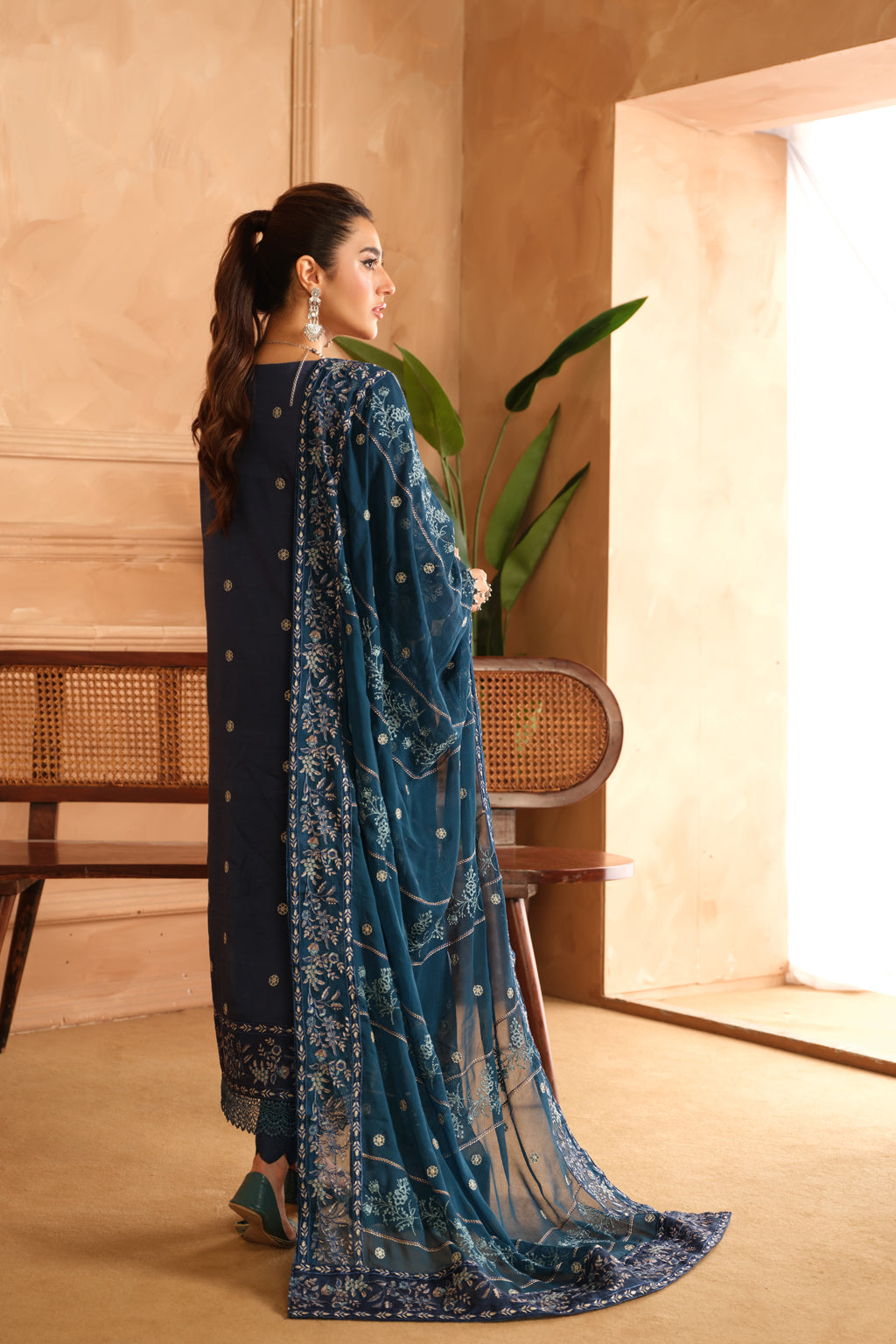 Johra | Shah Jahan Embroidered Viscose | JH-268-SJ