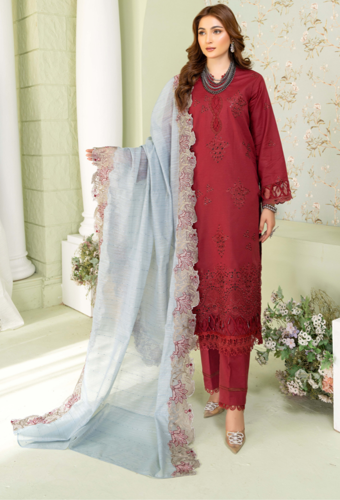 Humdum | Baad e Baharan Lawn | Baad e Baharan - D08 - Pakistani Clothes for women, in United Kingdom and United States