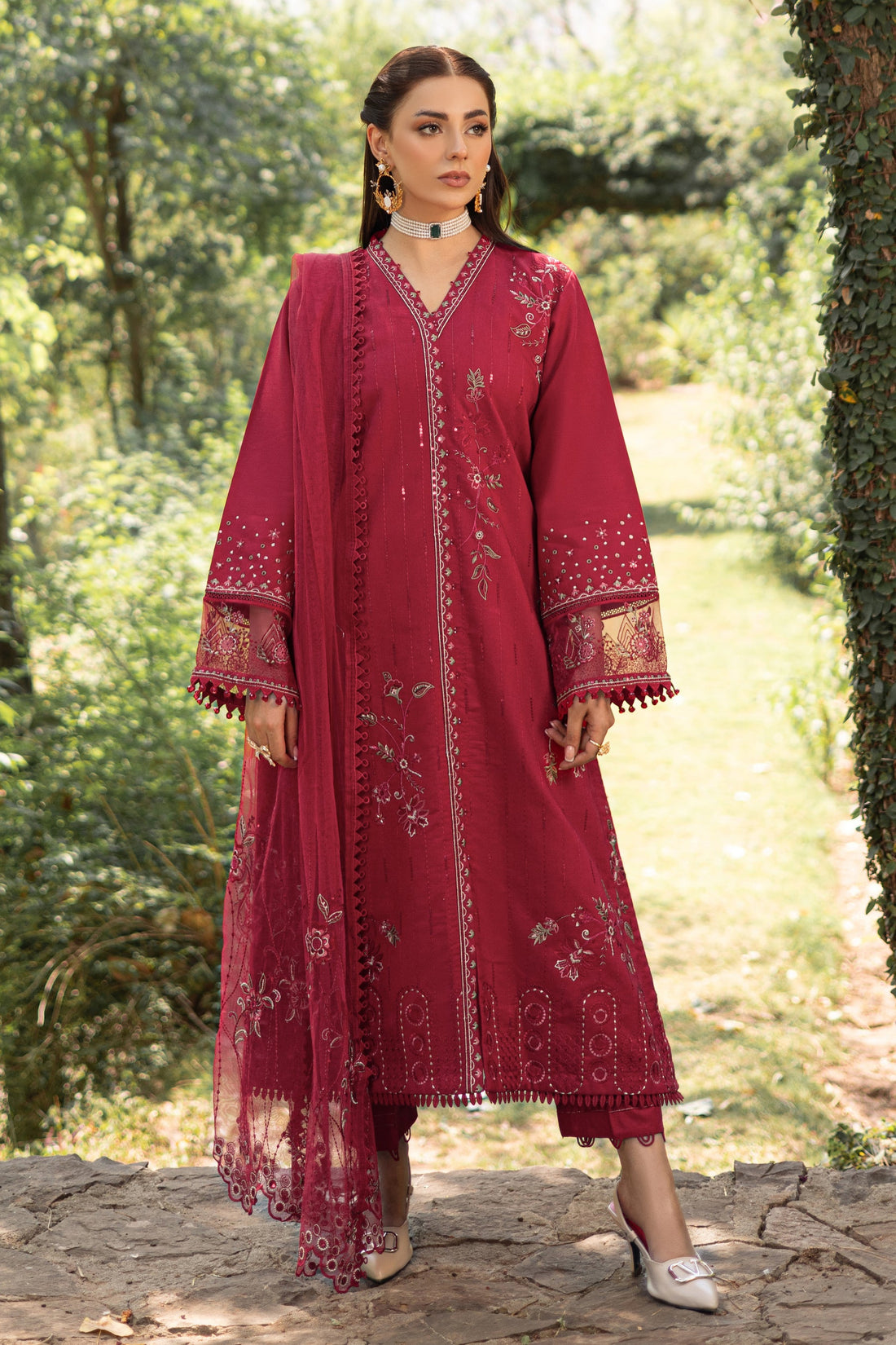 Naqshi | Cashmere Cambric | AKASH