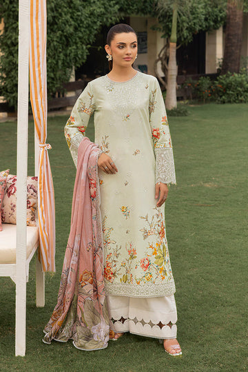 Saad Shaikh | Lawn 25 | Pista - Floral Mirage