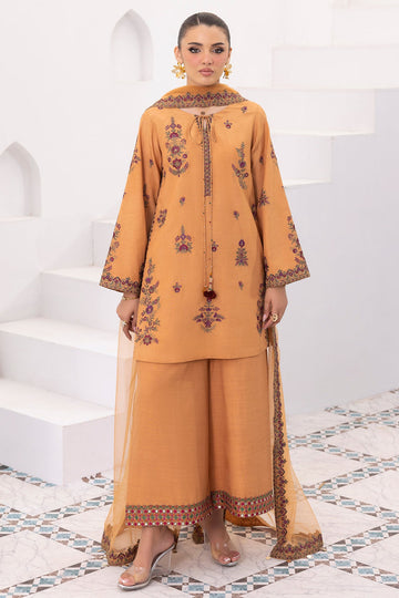 Charizma | Festive Pret | 3-PC Embroidered Raw-Silk CMA-6-370