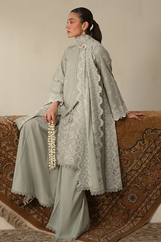 Cross Stitch | Chikankari Lawn 24 | SEA MIST - Pakistani Clothes for women, in United Kingdom and United States