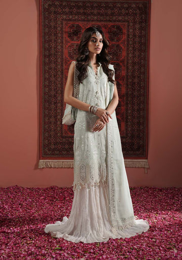 Zarqash | Lakhnawi Festive Chiffon 24 |  ZQL 005A NAAZ