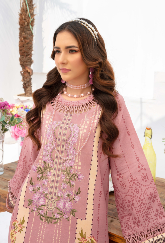 Humdum | Saira Bano Lawn 24 | D01 - Pakistani Clothes for women, in United Kingdom and United States